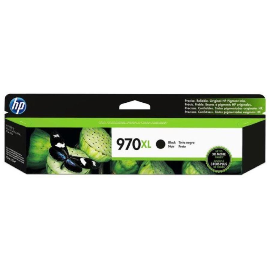 Hp 970xl cartuccia nero per officejet pro x451dw-x551dw-x476dw mfp-x576dw mfp garanzia italia (cn625ae)