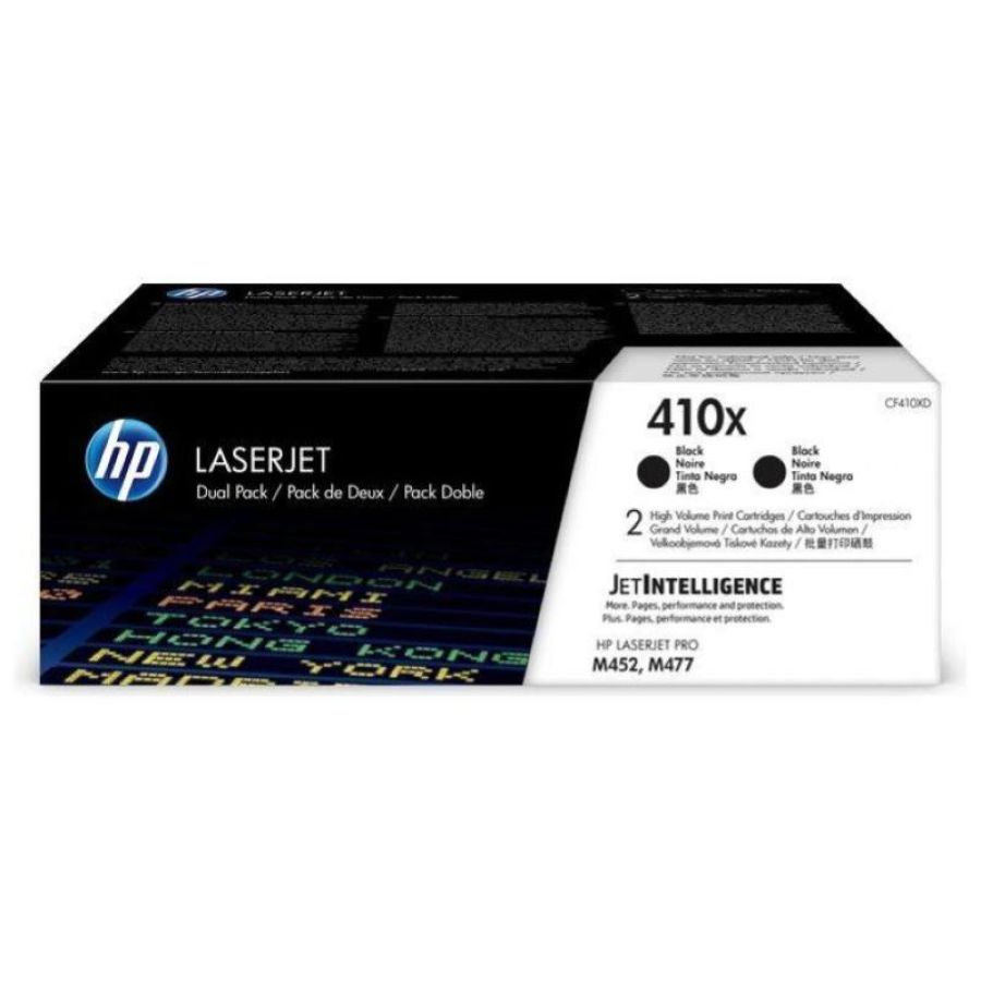 Hp 410xd toner nero per m452/477 6.500 pag 2 pz