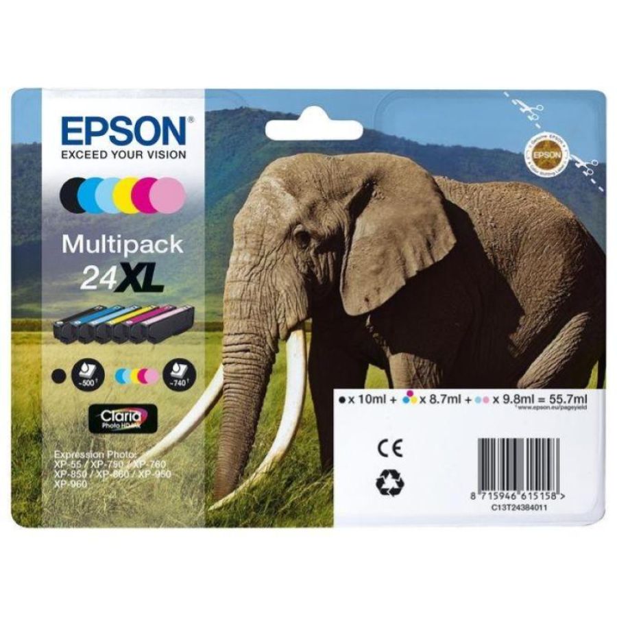 Epson multipack 24 xl 6 cartucce ink-jet