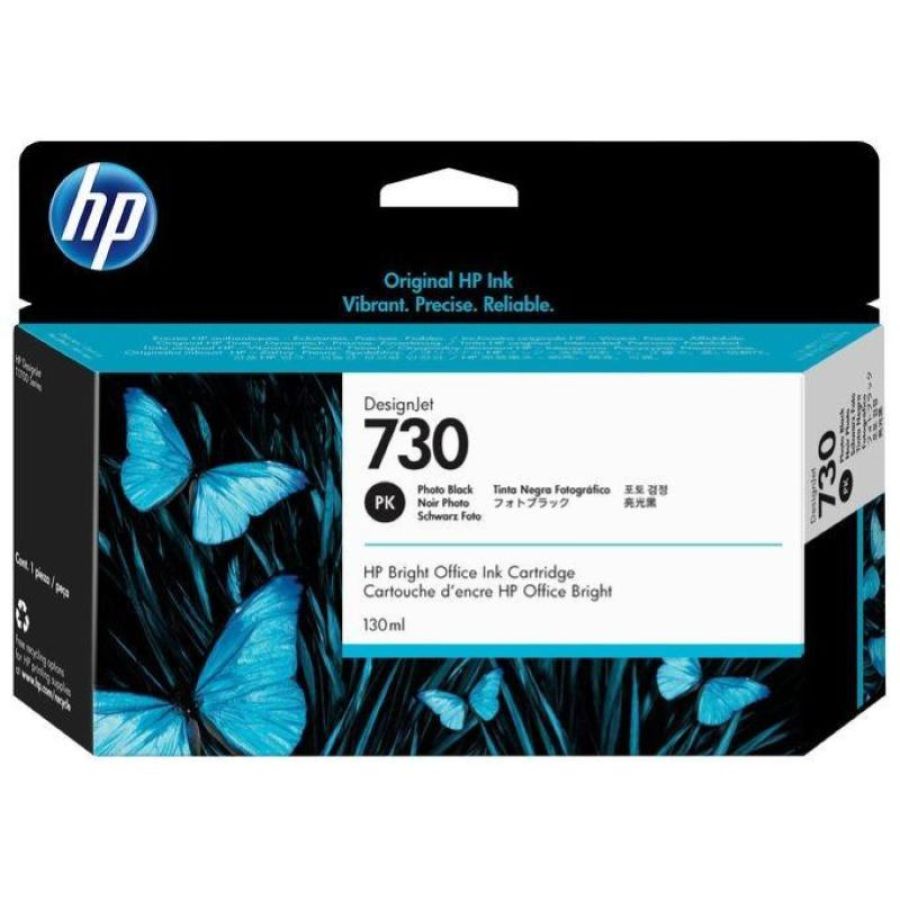 Hp 730 cartuccia ink-jet 130 ml nero fotografico