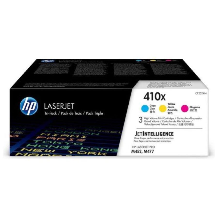 Hp 410x toner 5.000 pag ciano + giallo + magenta