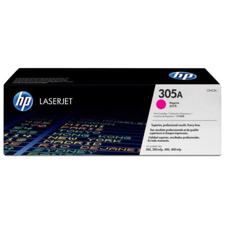 Hp 305a toner magenta per stampanti laser garanzia italia (ce413a)