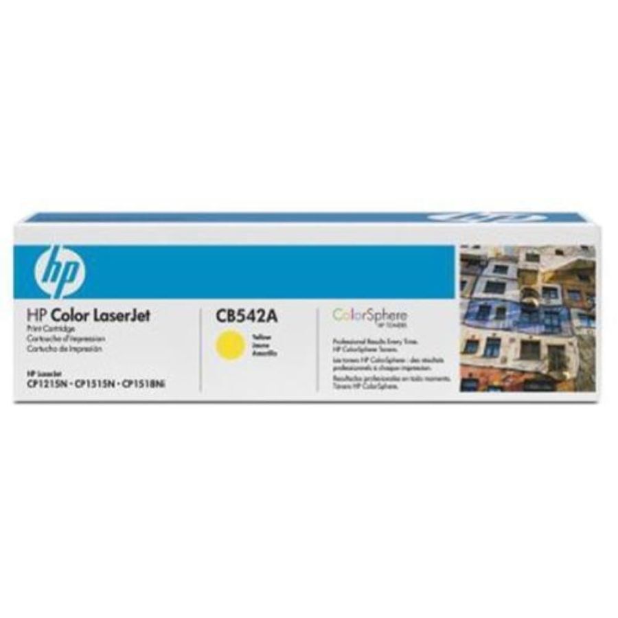 Hp cb542a toner giallo per stampanti laserjet 1.400pg