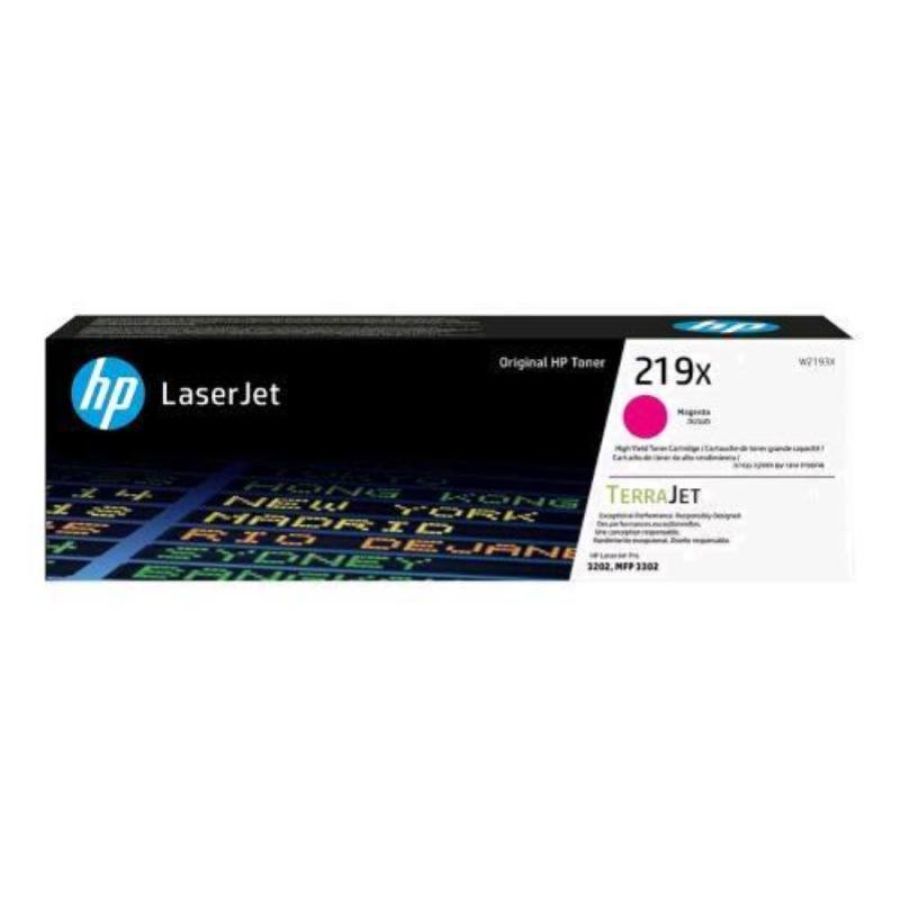 Hp toner originale ad alta capacita` laserjet 219x magenta