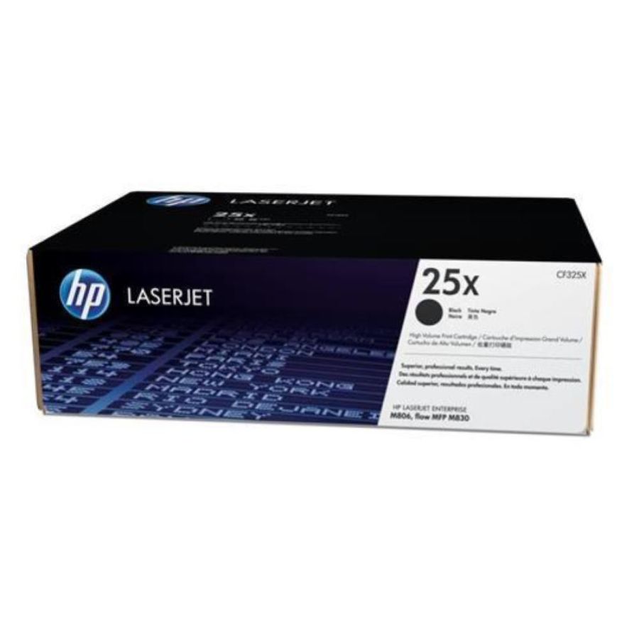 Hp 25x toner nero per laserjet enterprise m806dn/800 m806x+/800 m806x+ nfc/flow m830z garanzia italia (cf325x)
