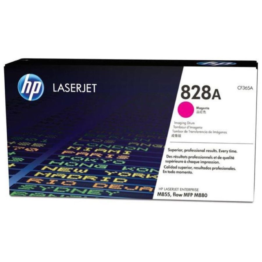 Hp 828a drum magenta per laserjet enterprise flow m880z-hp color laserjet mfp m880z+-mfp m880z+/w garanzia italia (cf365a)