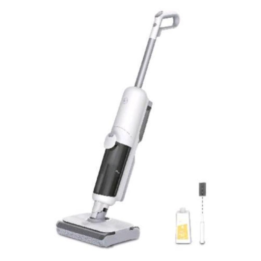 Hoover hw500 011 lava e aspira pavimenti senza fili 2 in 1 doppio rullo docking station autopulente 3 modalita` bianco grigio