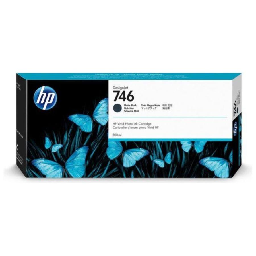 Hp 746 cartuccia ink-jet 300 ml nero opaco