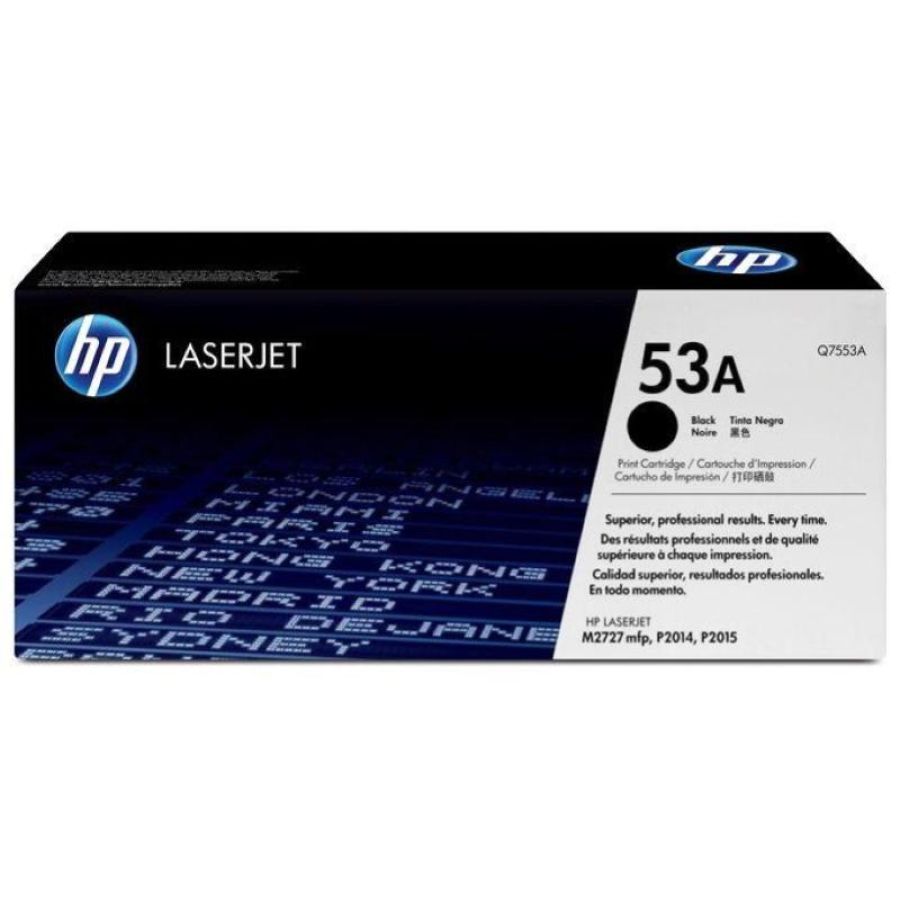 Hp 53a toner nero per laserjet m2727nf mfp-m2727nfs mfp garanzia italia (q7553a)