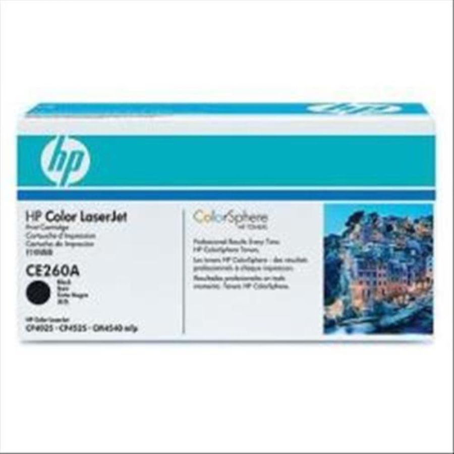 Hp 647a toner nero per color laserjet cp4025n-dn-4525n-xh-cm4540 mfp-4540f mfp-cp4525dn-cm4540fskm mfp garanzia italia (ce260a)