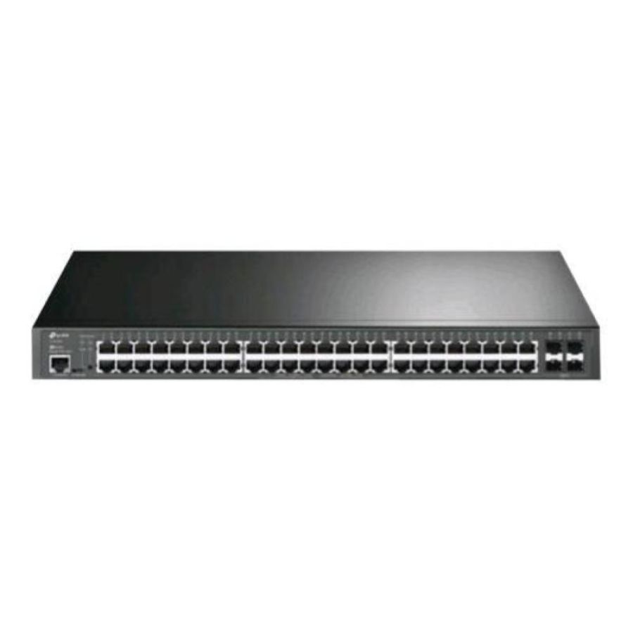Tp-lin tl-sg3452p switch gestito l2/l2+ gigabit 52 porte 48 x 10/100/1000 (poe+) + 4 x gigabit sfp poe+ 384 w