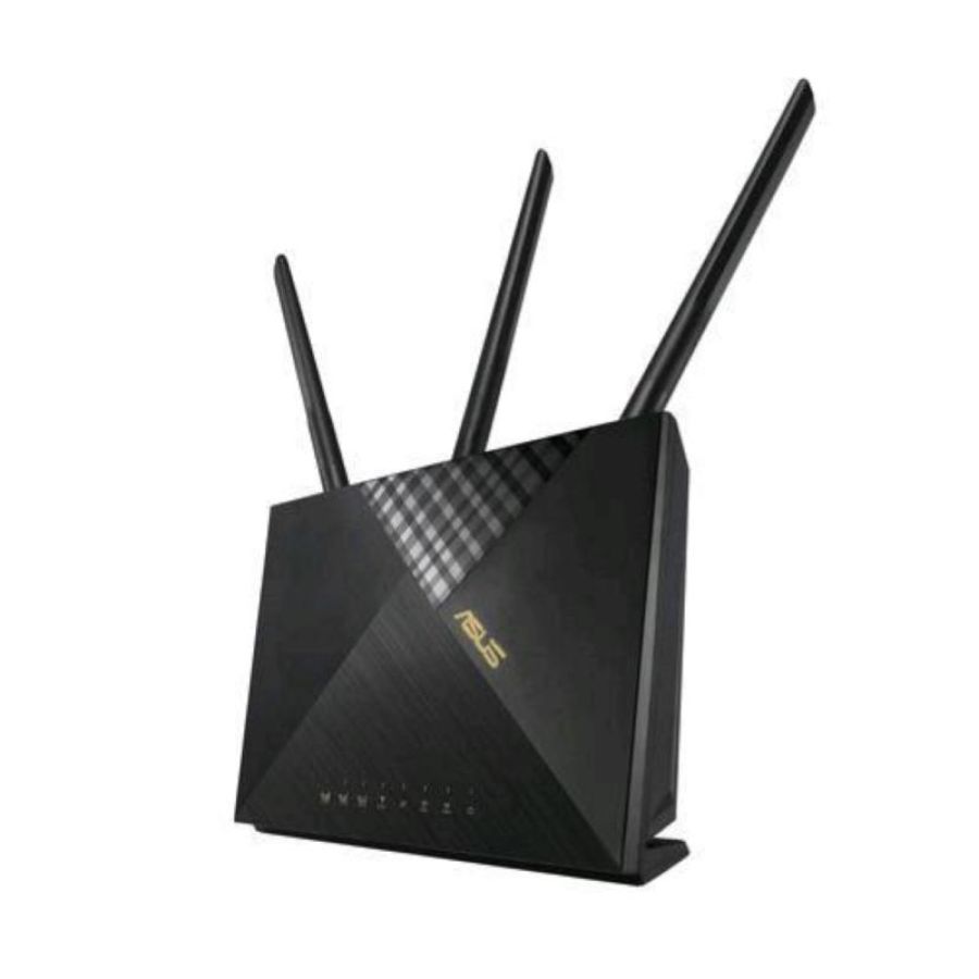 Asus 4g-ax56 router 4g lte gigabit wireless dual-band wi-fi6 2x2 ax1800 lte cat.6 300mbps captive portal slot nano sim