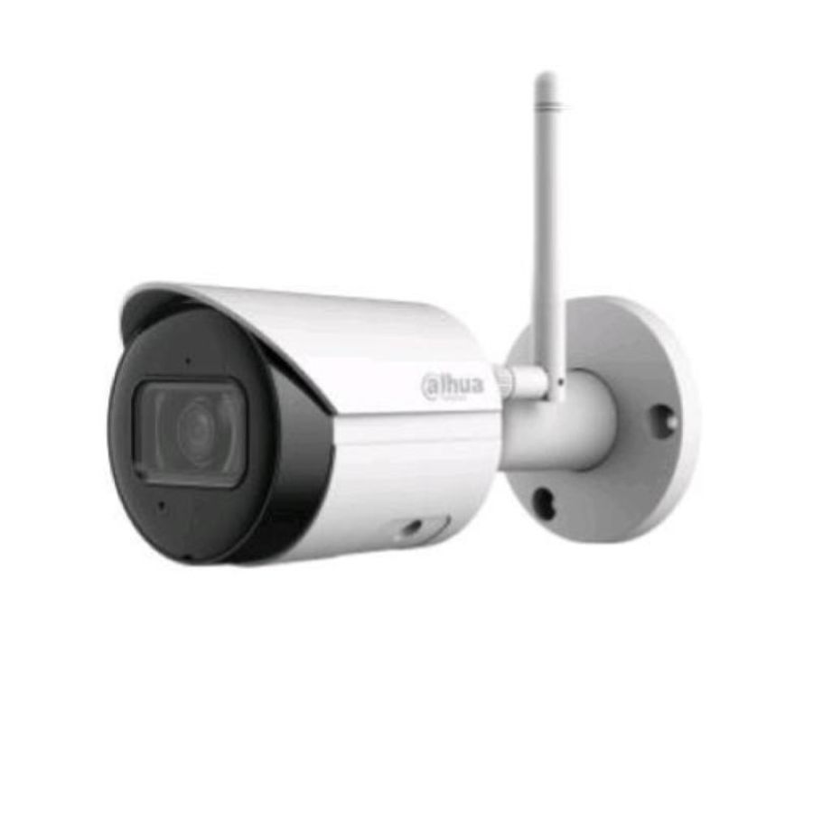 Dahua ipc-hfw1430ds-saw telecamera di sorveglianza ip 4 mpx bullet interno esterno 3,6mm wi-fi ir30m ip67 dc12v micro sd bianco