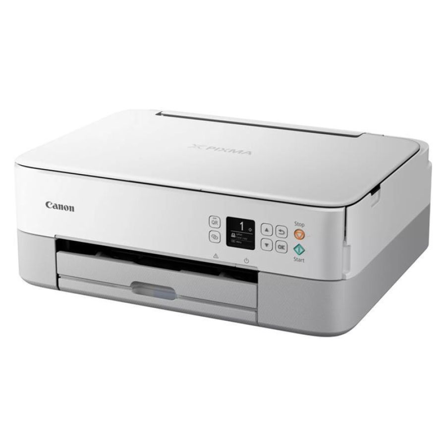 Canon pixma ts5351i stampante multifunzione ink jet a colori a4 wi-fi duplex scanner piano usb display 1.44 13ppm 4800 x 1200 dpi bianco