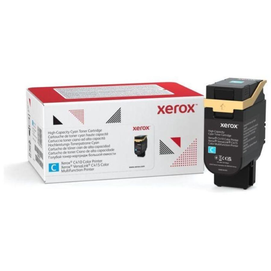 Xerox 006r04686 toner ciano alta capacita` per xerox c410; versalink c415/dn 7.000 pagine