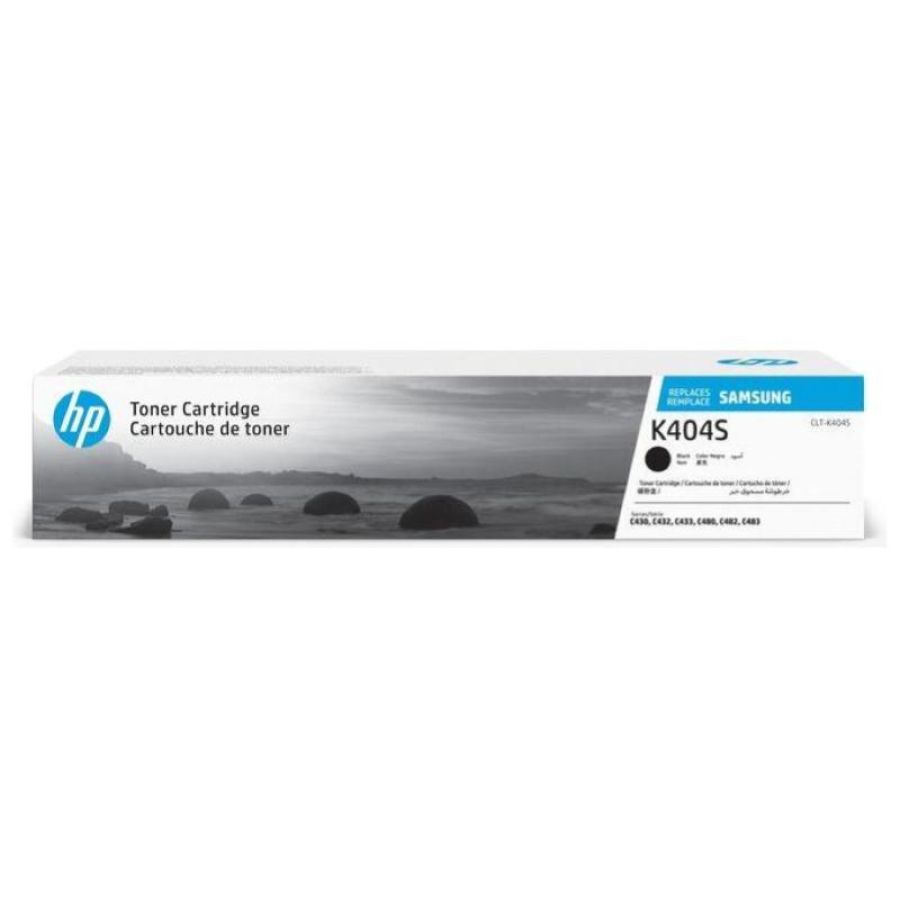 Hp samsung clt-k404s nero originale cartuccia toner (su100a)