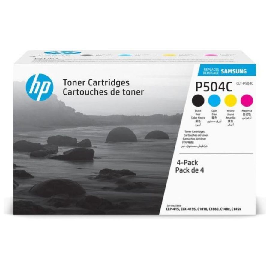 Samsung clt-p504c multipack toner nero + ciano + magenta + giallo (su400a)