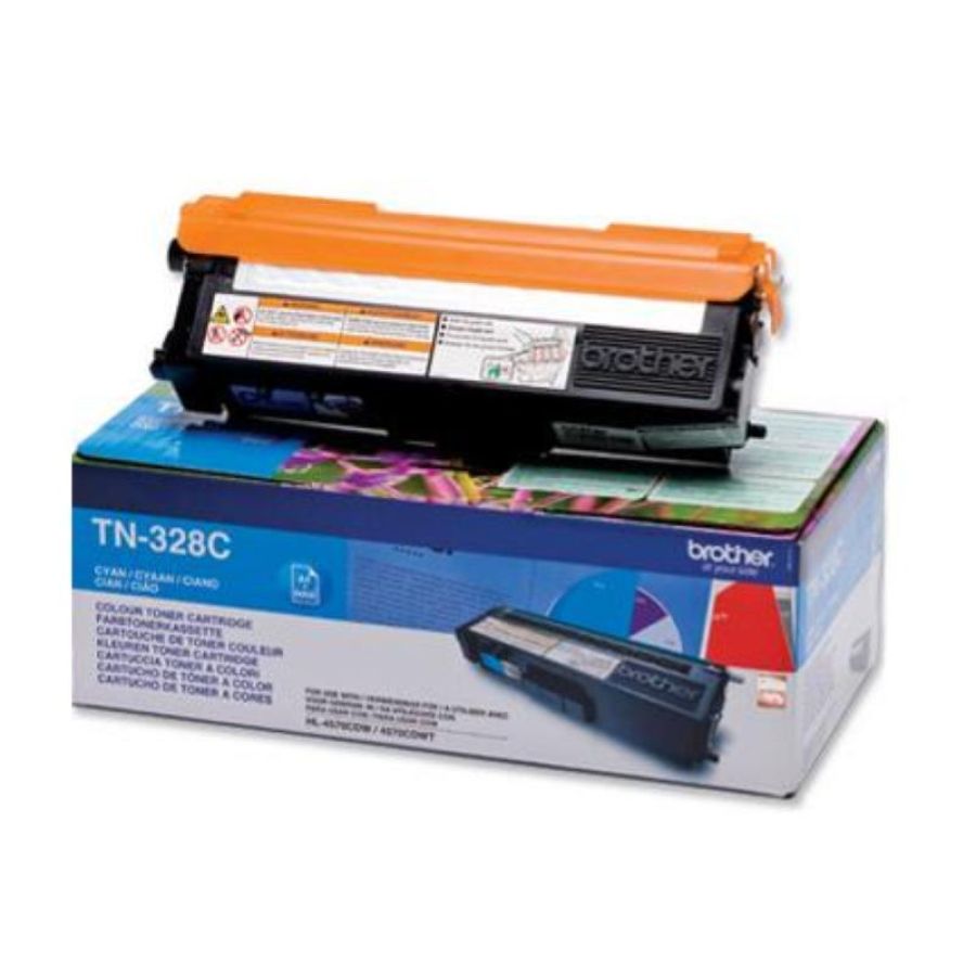 Brother tn-328c toner ciano per dcp-9270cdn/hl-4570cdw-4570cdwt 6.000 pag