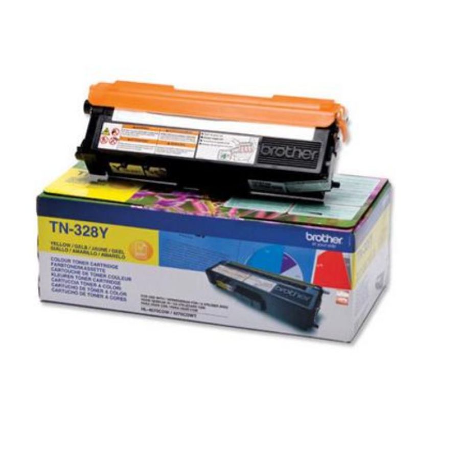 Brother tn-328y toner giallo per dcp-9270cdn/hl-4570cdw-4570cdwt 6.000 pag