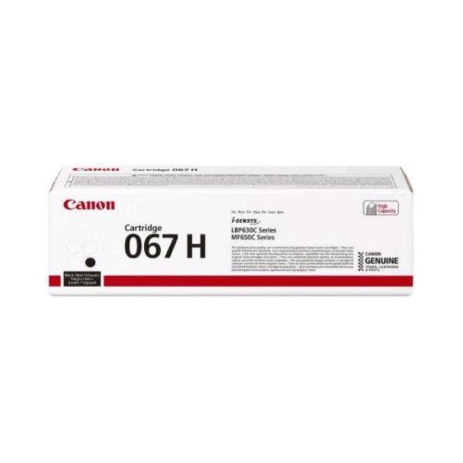 Canon 067 h toner nero alta capacita` per lbp631cw lbp633cdw mf657cdw mf655cdw mf651cw