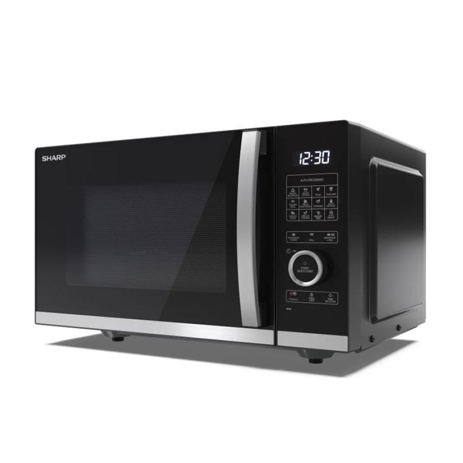 Sharp yc-qg254ae-b forno a microonde 25lt con grill 1000w nero