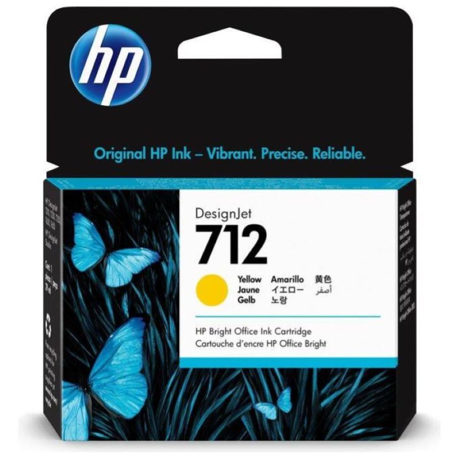Hp 712 cartuccia originale giallo