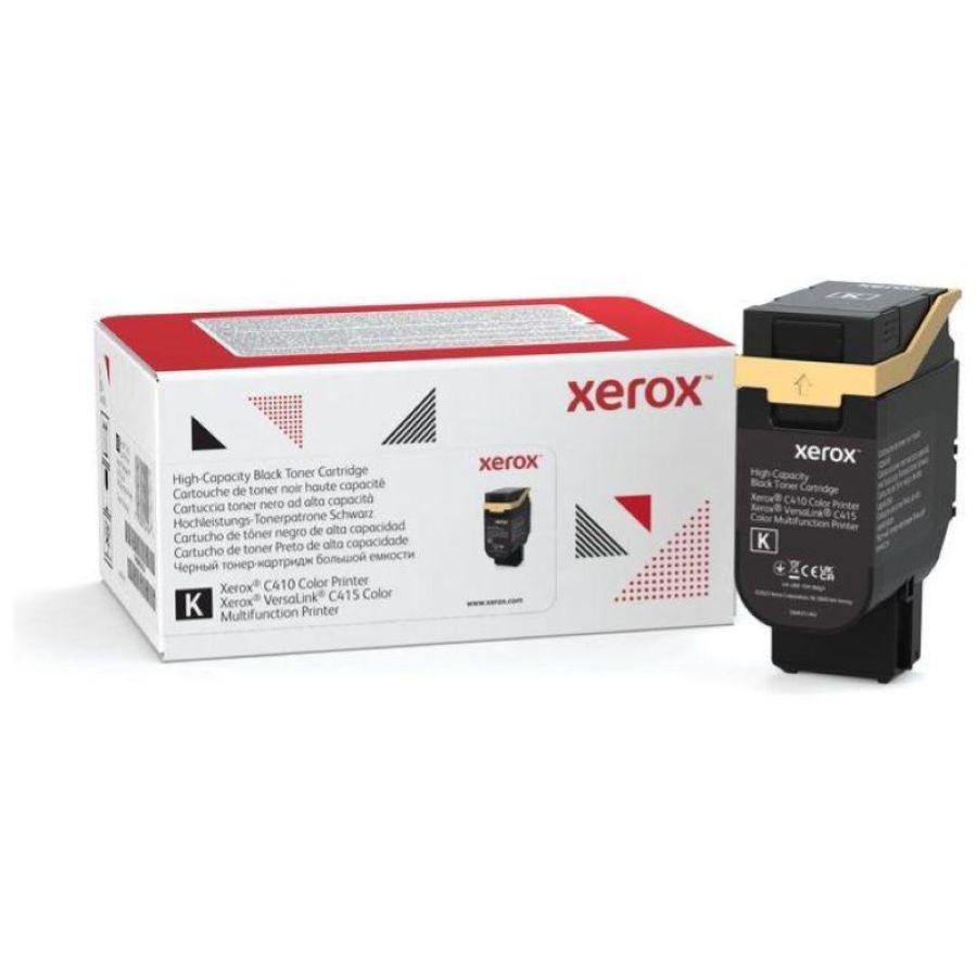 Xerox 006r04685 toner nero alta capacita` per xerox c410; versalink c415/dn 10.500 pagine