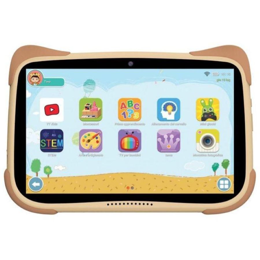 Mediacom smartkid 3gb 32gb 8`` wifi resistente con stand e parental control