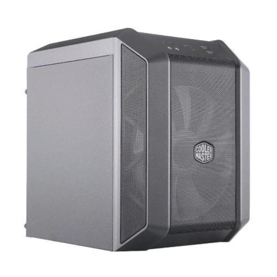 Cooler master mastercase h10 mini tower mini itx 2xusb3.2 1xventola 200mm rgb maniglia incorporata black grey