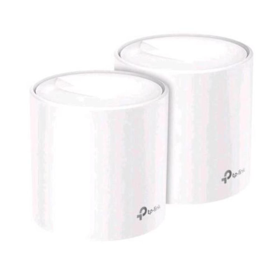 Tp-link deco x60 sistema mesh wi-fi 6 dual band ax3000 1xporta lan 1xporta gigabit ethernet 2pz bianco