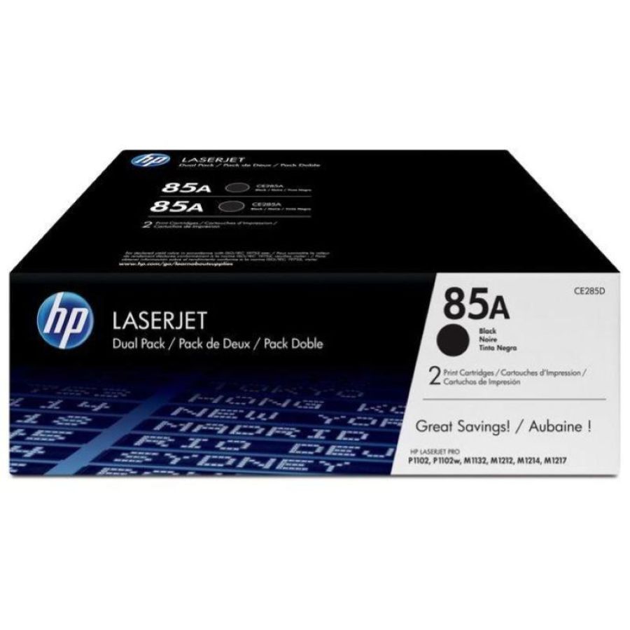 Hp 85ad toner nero 2pz