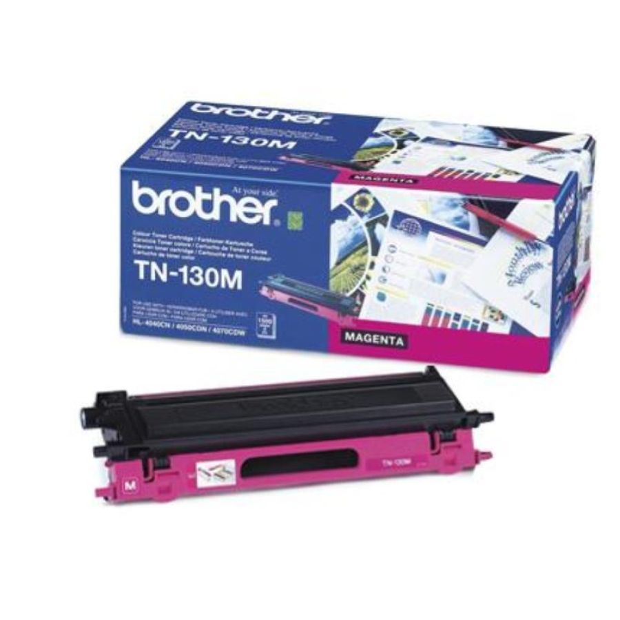 Brother tn-130m toner magenta per hl4040cn/4050cdn/4070cdw - dcp9040cn/9042cdn/9045cdn - mfc9440cn/9450cdn/9840cdw durata: 1.500 pagine