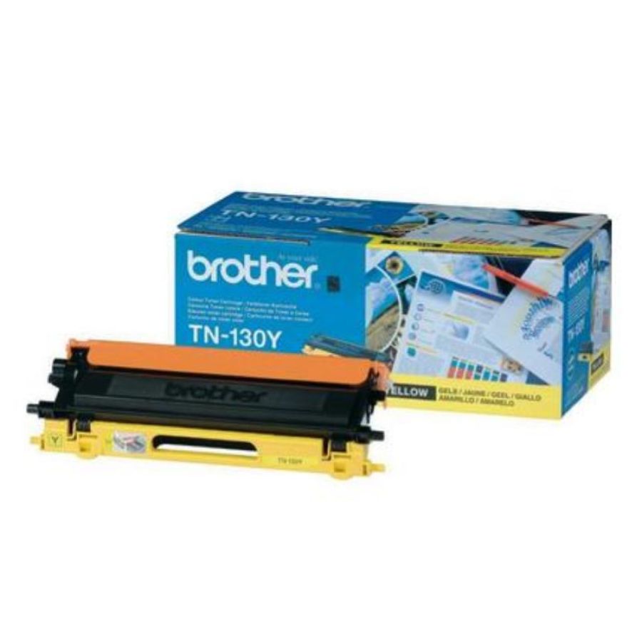 Brother tn-130y toner giallo per hl4040cn/4050cdn/4070cdw - dcp9040cn/9042cdn/9045cdn - mfc9440cn/9450cdn/9840cdw durata: 1.500 pagine