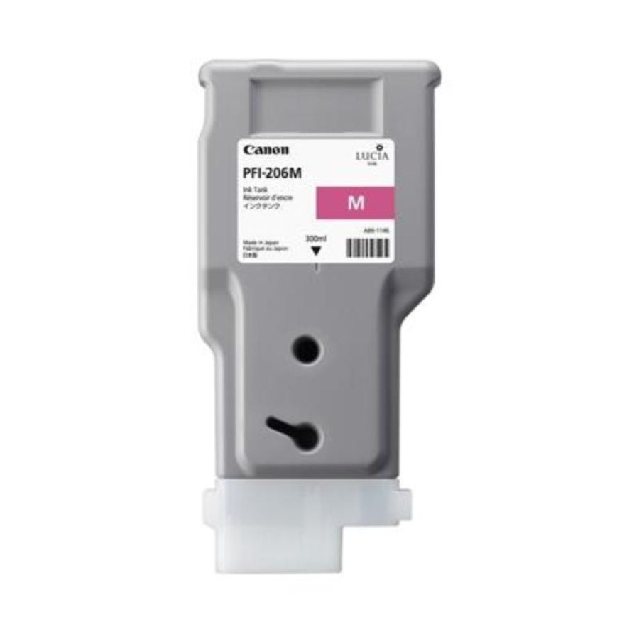 Canon pfi-206m serbatoio magenta 300ml per imageprograf ipf6400, ipf6400se, ipf6450