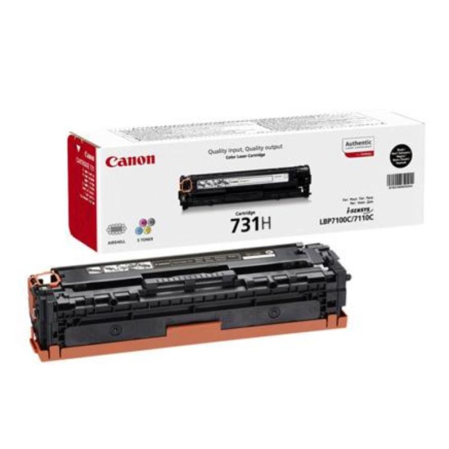 Canon 731h toner nero per lbp7100cn-lbp7100cw garanzia italia (6273b002)