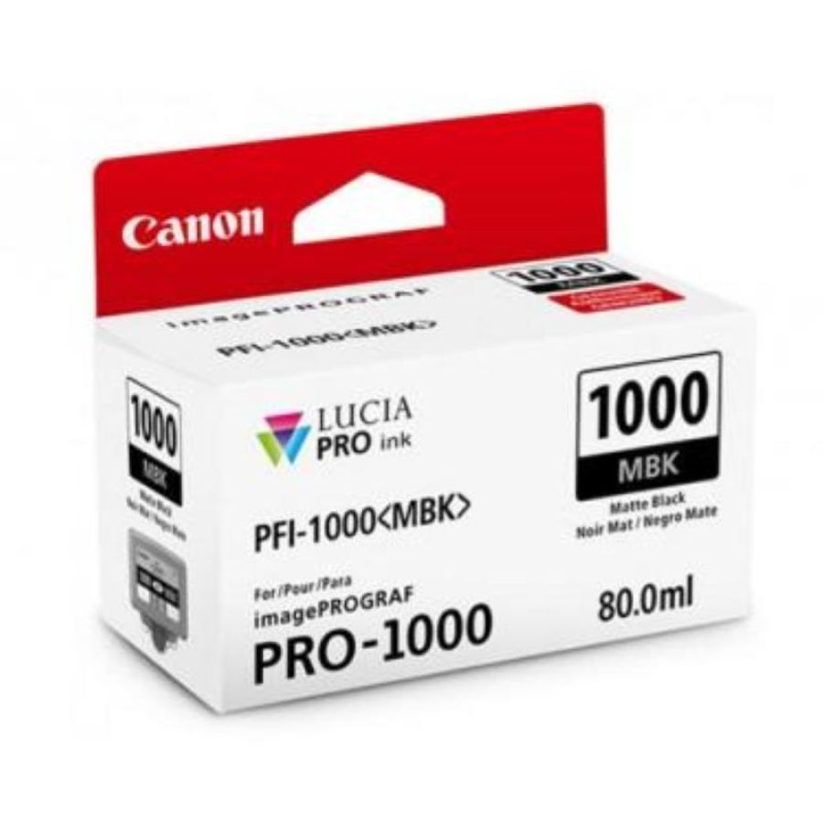 Canon pfi-1000 mbk cartuccia ink nero opaco