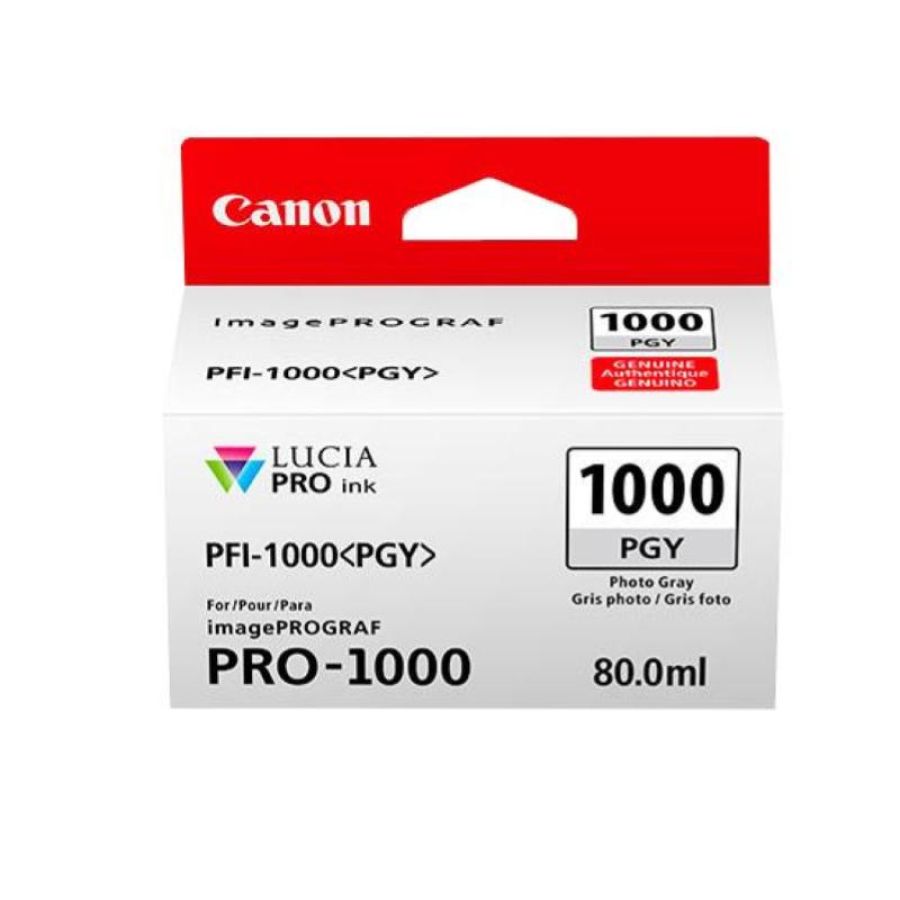 Canon pfi-1000 pgy cartuccia ink grigio fotografico