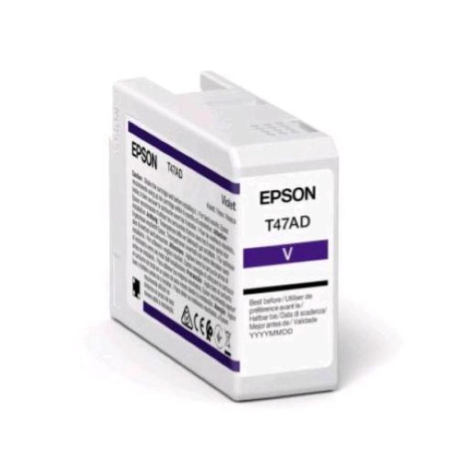 Epson t47ad ultrachrome pro cartuccia inchiostro originale 50 ml viola