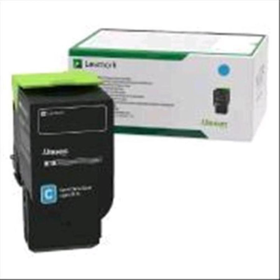 Lexmark 78c20c0 toner ciano 1.400 pagine per cs421dn / cs521dn / cs622de / cx421adn / cx522ade / cx622ade /cx625ade / cx625adhe
