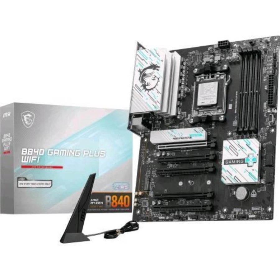 Msi b840 gaming plus wi-fi 7 ddr5 socket am5 atx