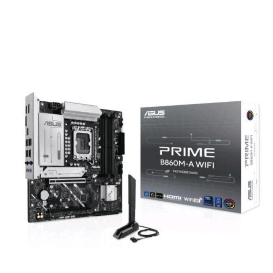 Asus prime b860m-a wi-fi 6e intel b860 lga 1851 (socket v1) micro atx