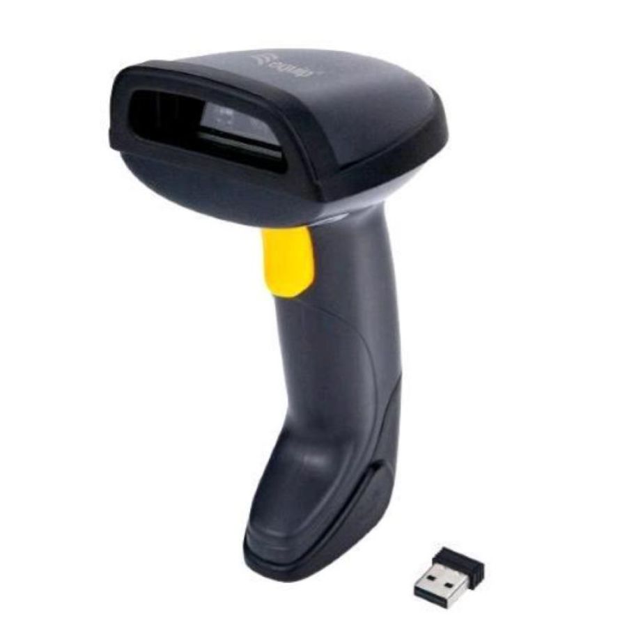 Equip lettore codici a barre wireless 1d-2d bluetooth portatile nero scanner