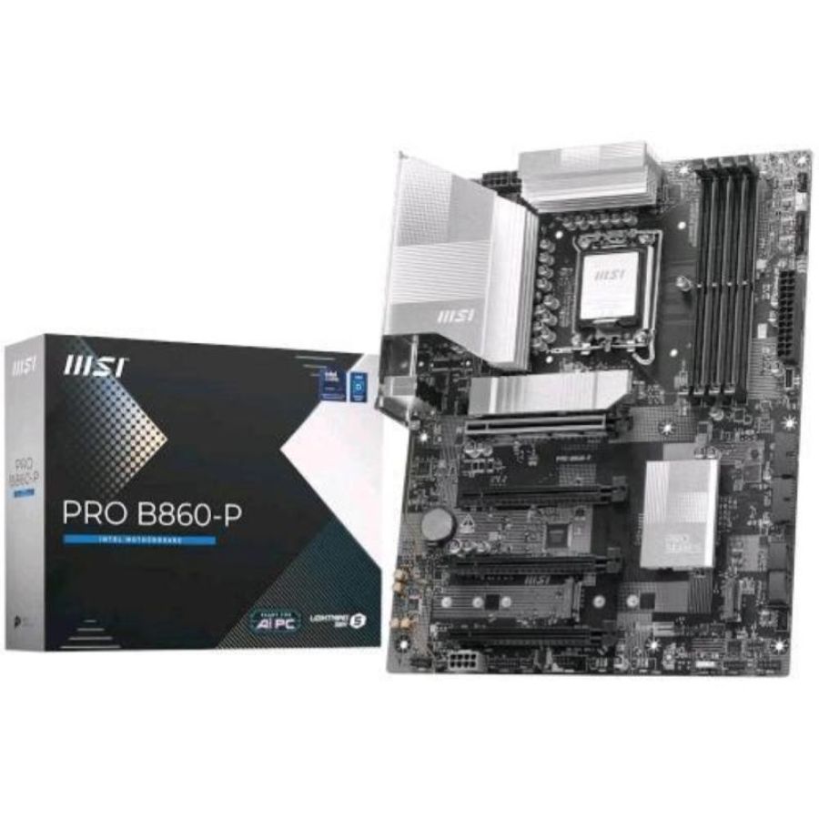 Msi pro b860-p scheda madre atx lga 1851 ddr5 per intel core ultra chipset b860