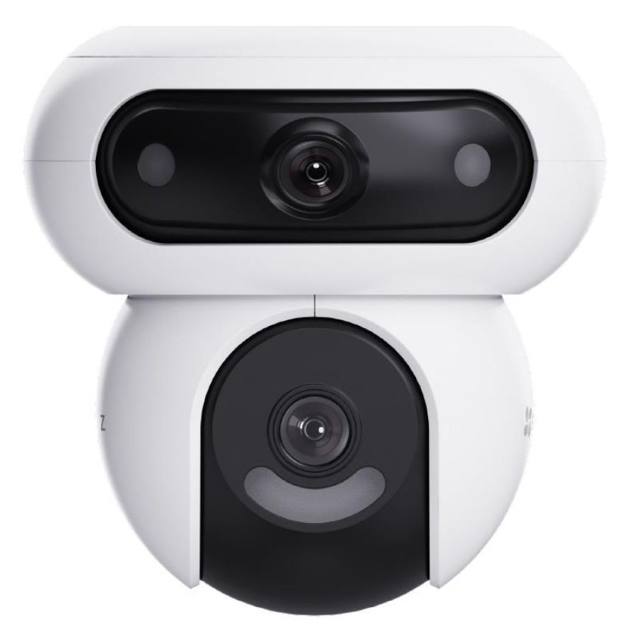 Ezviz h90 dual 2k 4mpx telecamera motorizzata da esterno a doppio obiettivo wi-fi doppia lente con visione notturna a colori e audio bidirezionale