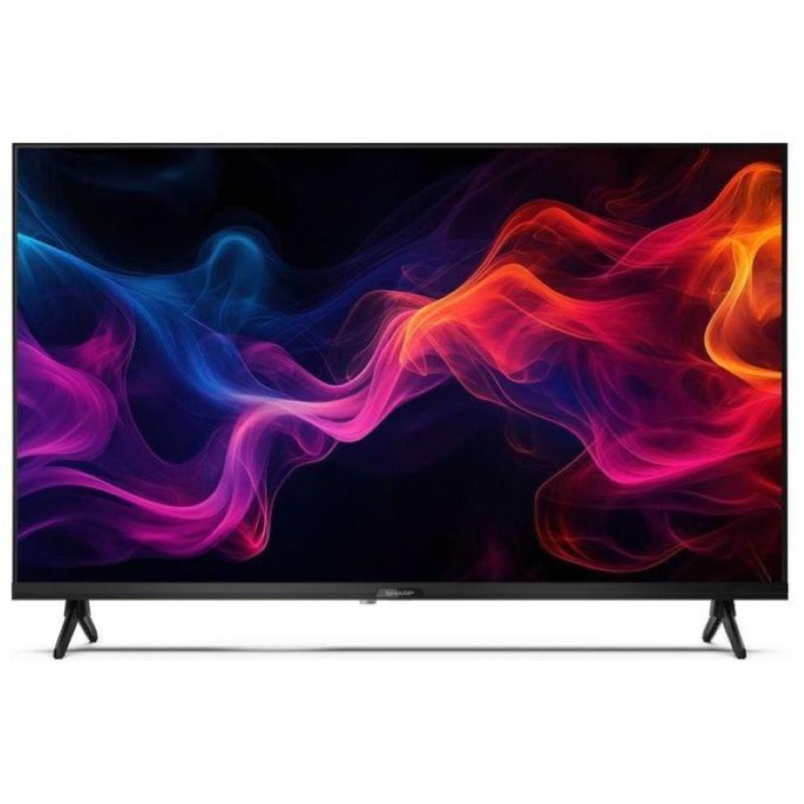 Sharp 32gf2265e smart tv 32 pollici hd ready display led sistema google tv dvb-t-t2 frameless colore nero