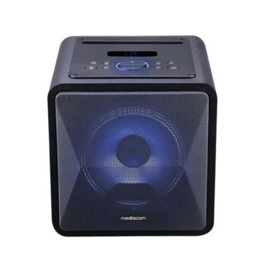 Mediacom m-cube60 altoparlante bluetooth cube box 20w led black