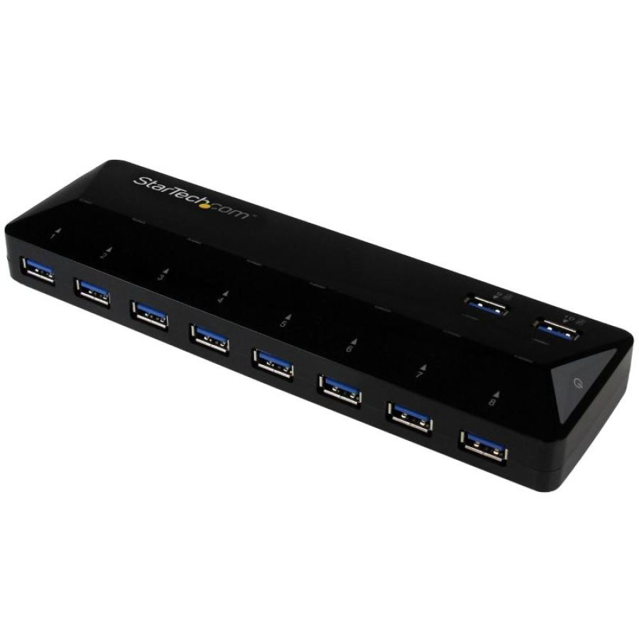 Startech.com hub usb 3.0 a 10 porte di ricarica e sincronizzazione - 2 porte x 1,5 amp