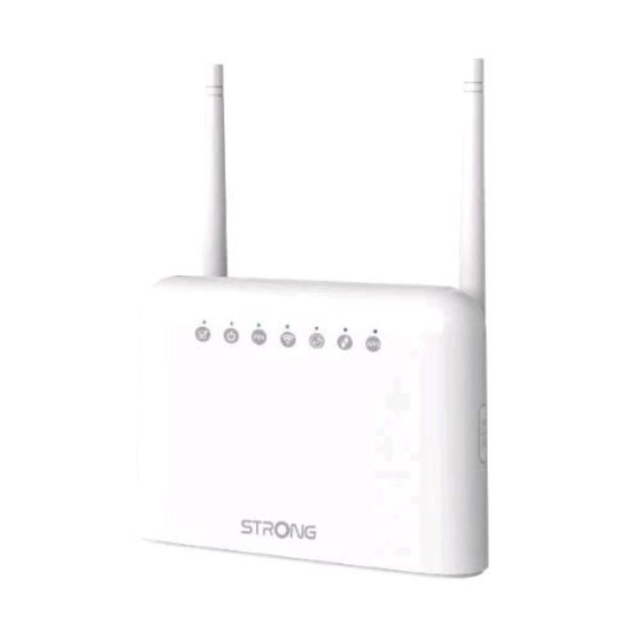 Strong router portatile 4g lte 4 lan 10/100 funziona con sim di tutti gli operatori bianco