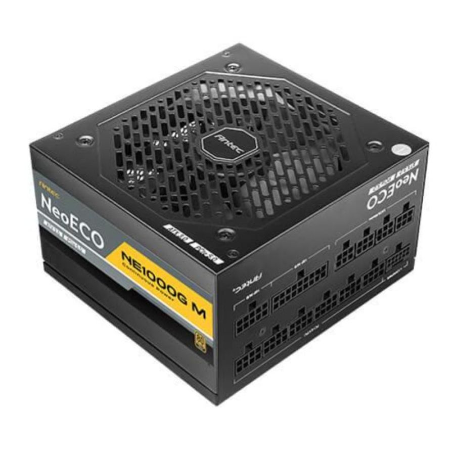 Antec ne1000g m ec atx3.0 alimentatore 1.000w certificazione 80 plus gold cavi modulari schermati colore nero