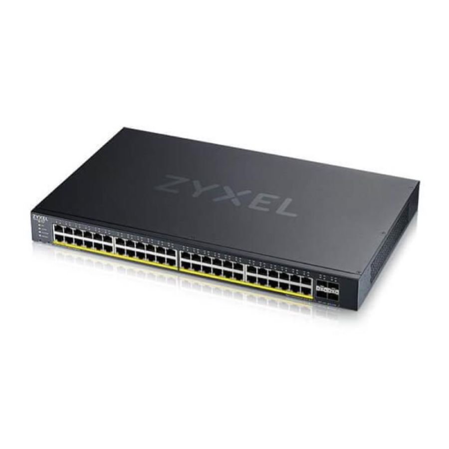 Zyxel nebula switch poe 48 porte gigabit ethernet cloud ibrida - smart managed